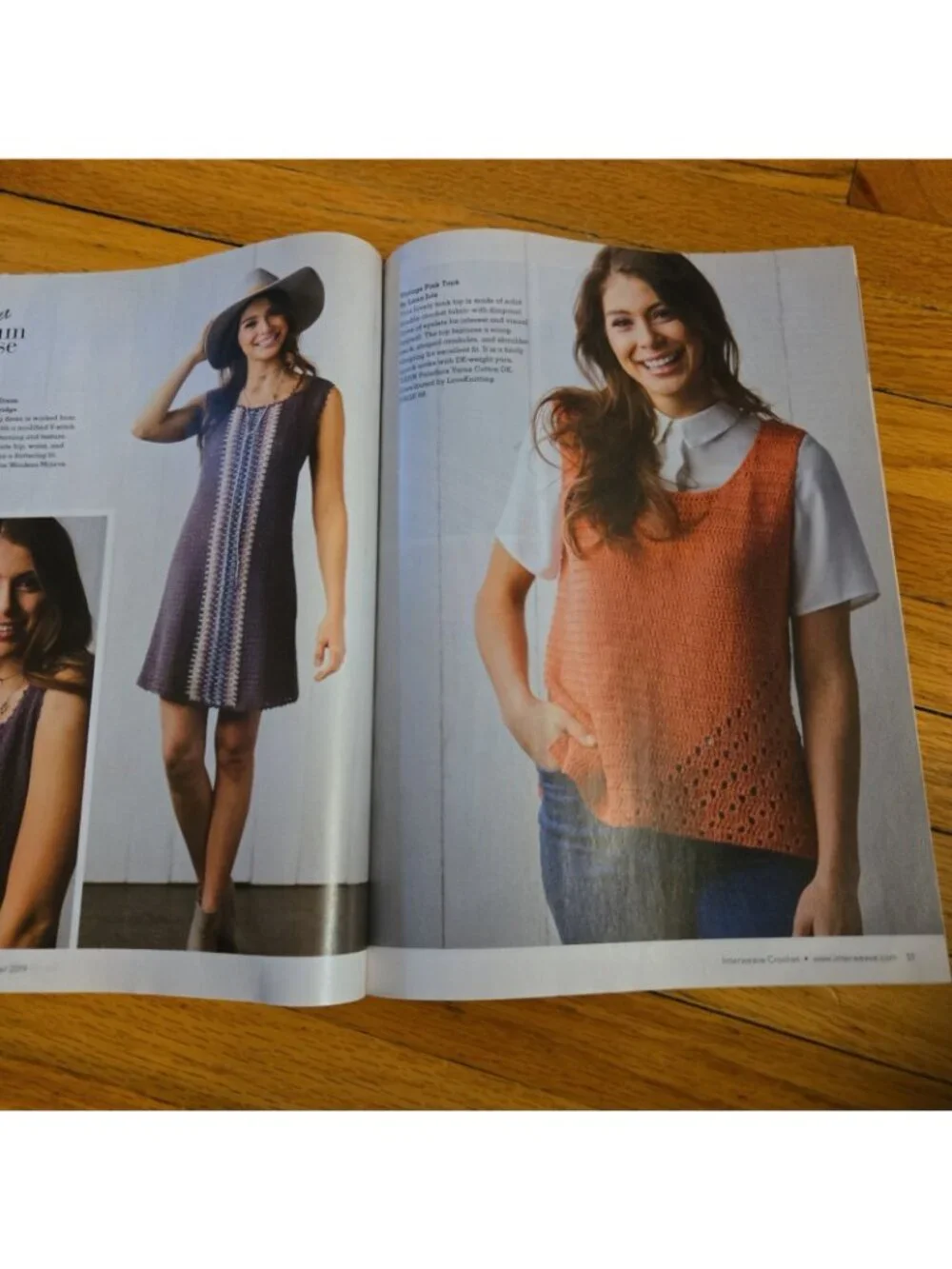 Interweave Crochet agazine Summer 2019 Flower child, lace, filet